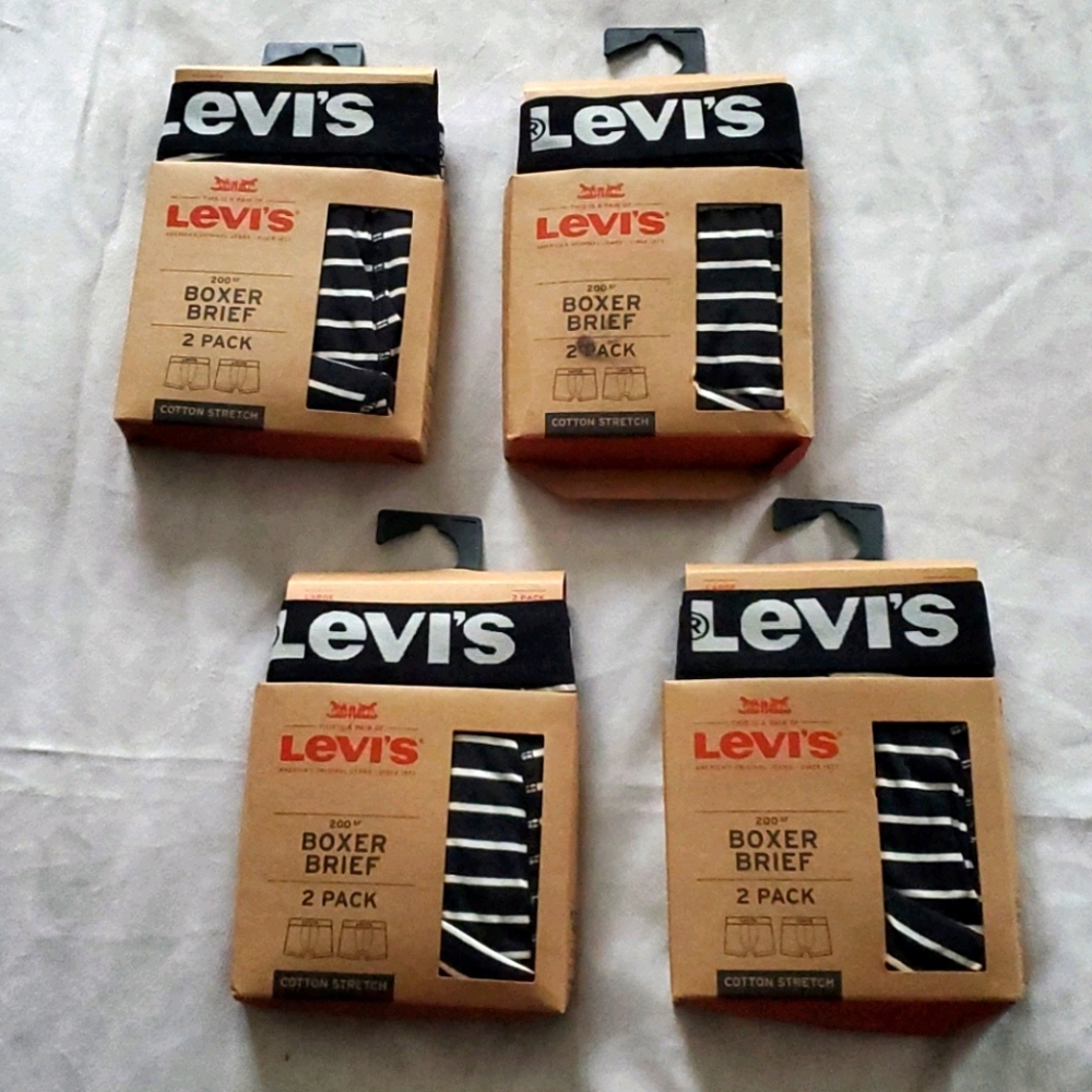 Levi's 200 Series 2 Pack Boxer Briefs NIB
